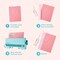 We R Memory Keepers Thermal Cinch Binding Machine Pink 12 Inch 60000801, Includes Thermal Book Binding Machine, Book Spines, and Clips, Create DIY Journals, Notebooks, Scrapbooks, Photo Books, and Documents
